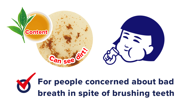 For people concerned about bad breath in spite of brushing teeth