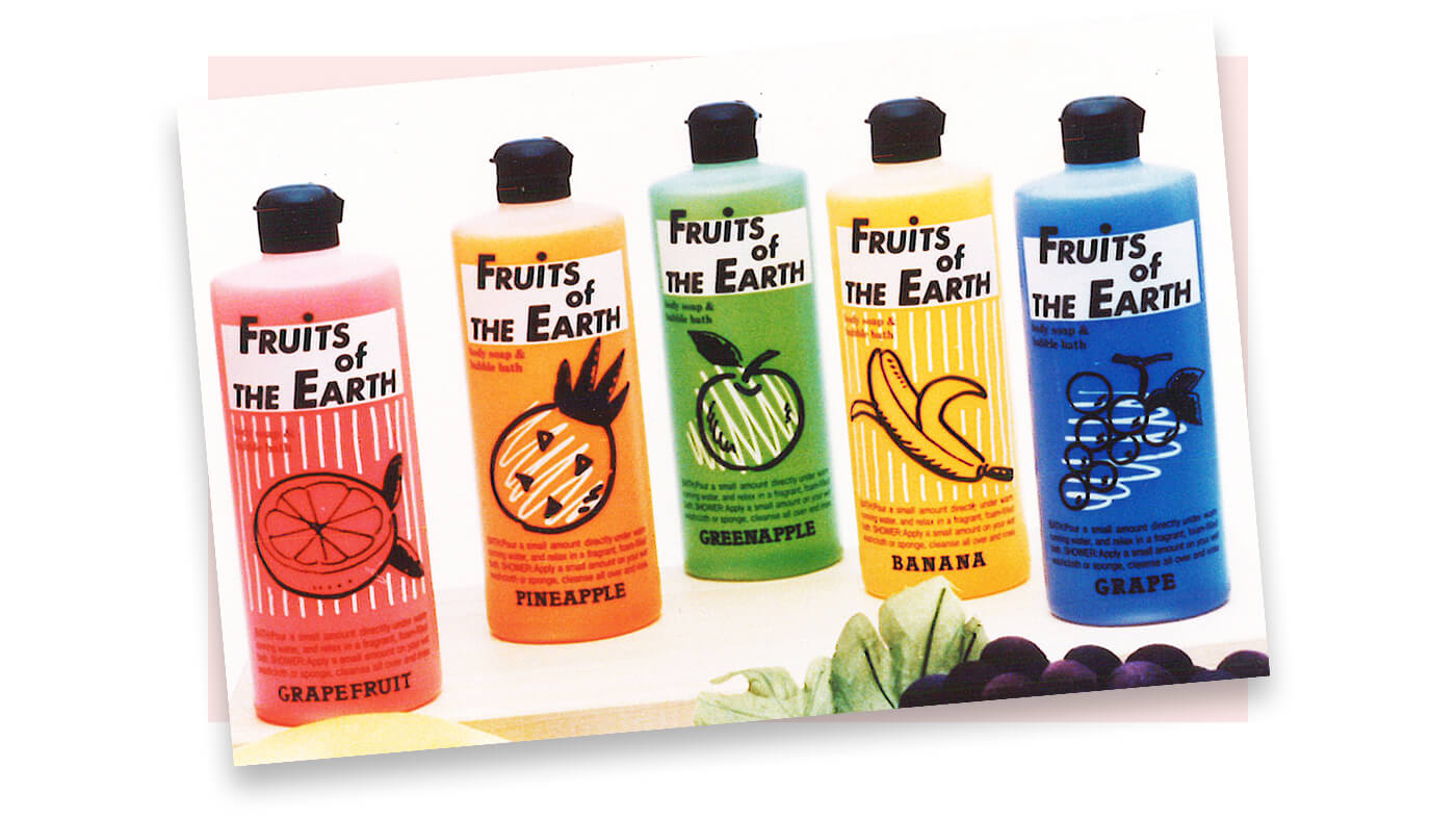 初の自社開発製品!フルーツ香るボディソープ