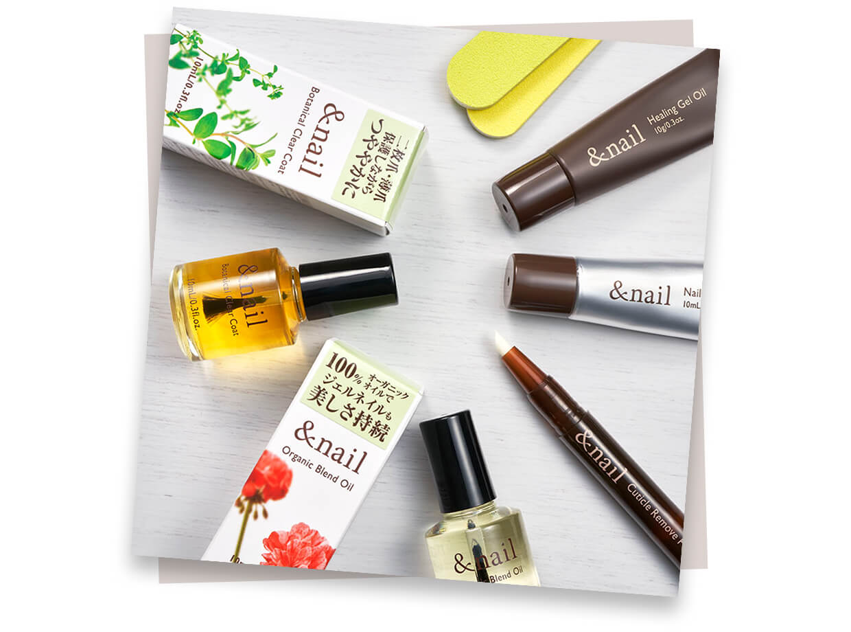 ノンアセトンで落ちる画期的なリムーバー&オーガニックと香りにこだわったネイルケア アンドネイル