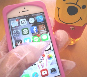 プチコレベイビーハンドでスマホもOK♪ プチコレベイビーハンドでスマホもOK♪