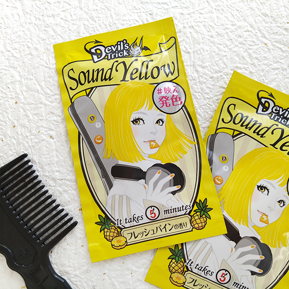 鮮やか「サウンドイエロー」でイマドキ髪に！「デビルズトリック」より
