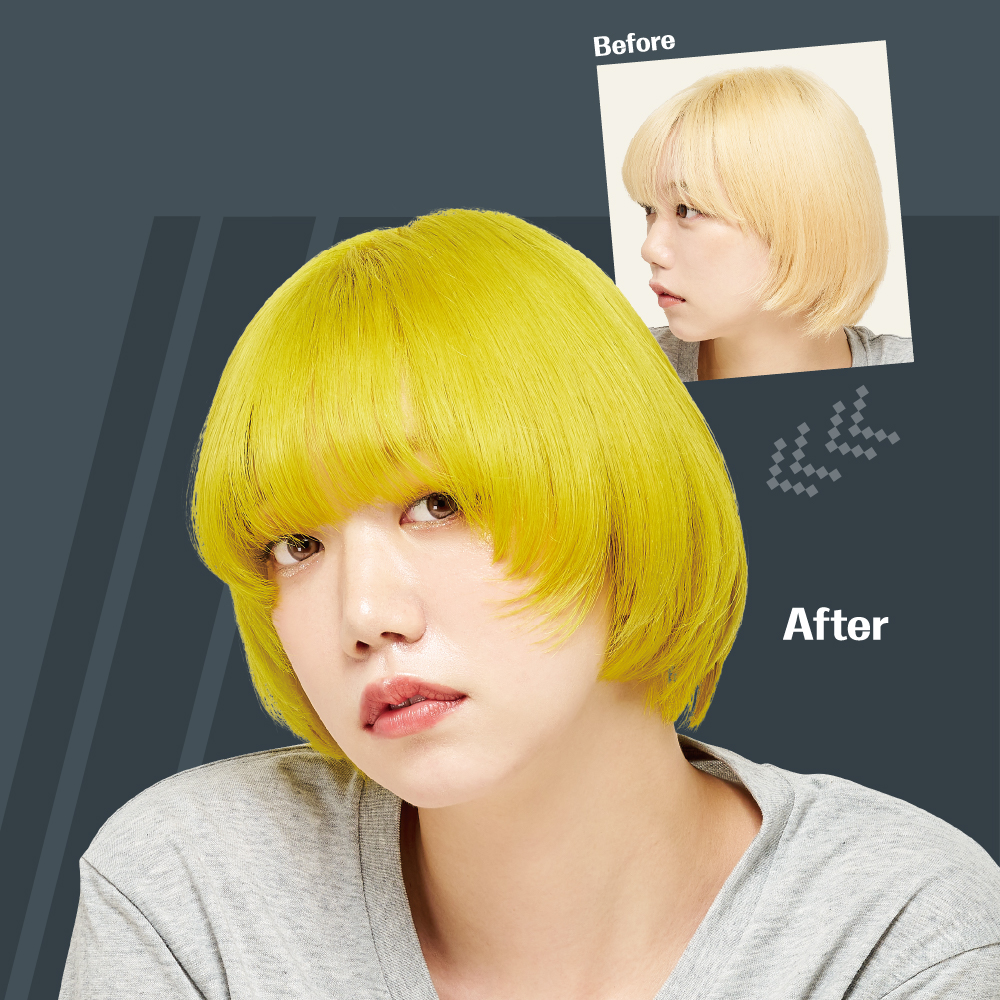 鮮やか「サウンドイエロー」でイマドキ髪に！「デビルズトリック」より