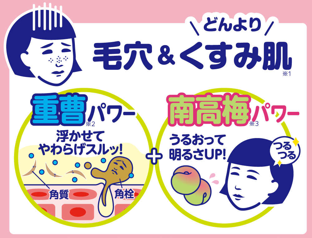 NEW】『毛穴撫子 重曹泡洗顔』から限定の「梅の香り」が登場！つるつる