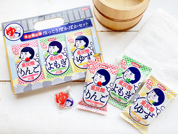 温泉撫子 重炭酸の湯 ほっこりぽかぽかセット