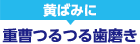 黄ばみに　重曹つるつるハミガキ