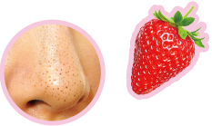 小鼻 イチゴ