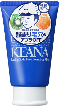 毛穴撫子 男の子用重曹泡洗顔 KEANA Baking Soda Face Form For Men