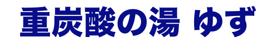 重炭酸の湯 ゆず