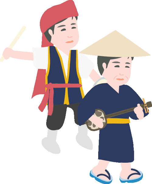 商店街 白色の車
