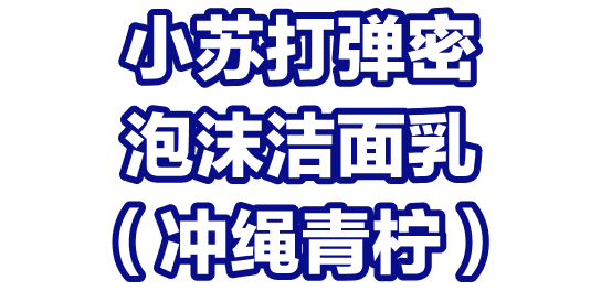小苏打弹密泡沫洁面乳（冲绳青柠）