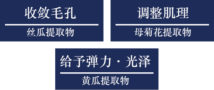 丝瓜提取物 母菊花提取物 黄瓜提取物