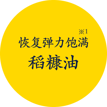 肌弾力を整える米ぬか油