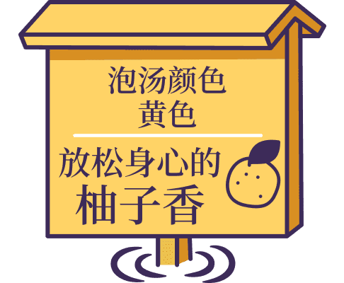 泡汤颜色 黄色 放松身心的柚子香