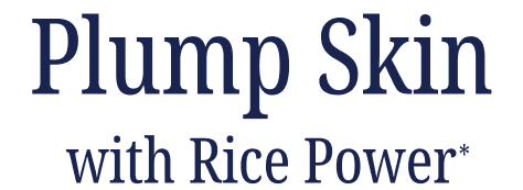 Plump Skin with Rice Power