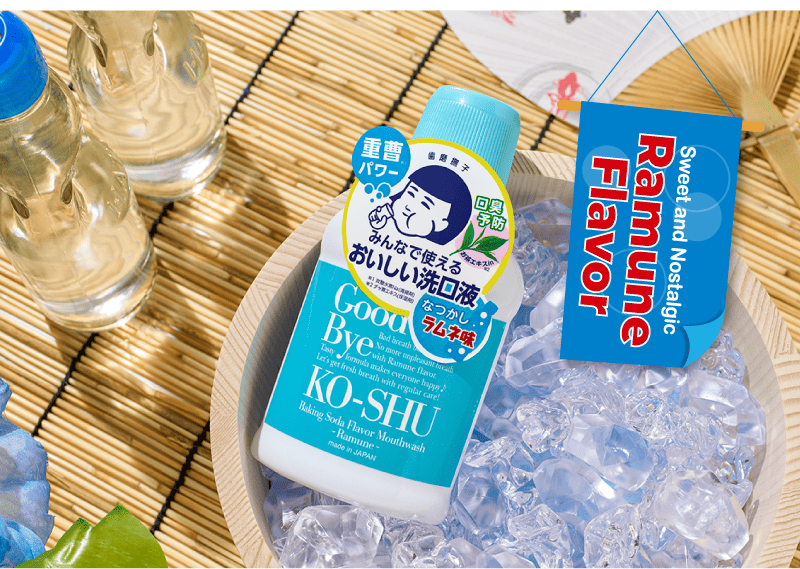 HAMIGAKI NADESHIKO Baking Soda Flavor Mouthwash -Ramune-