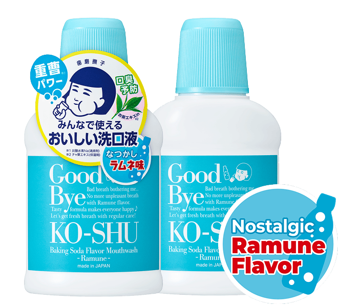 HAMIGAKI NADESHIKO Baking Soda Flavor Mouthwash -Ramune-