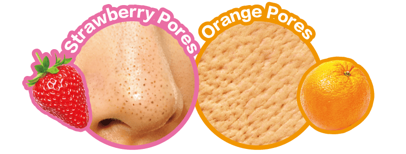 Strawberry Pores Orange Pores