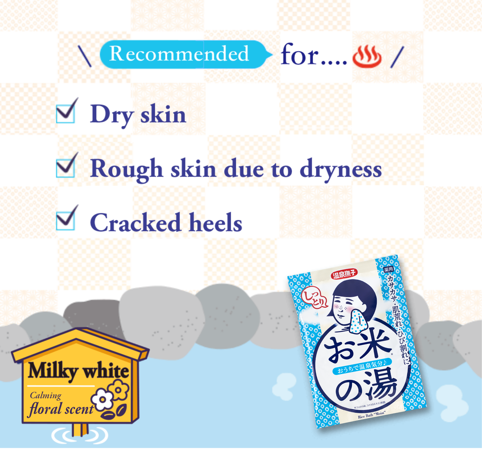 Dry skin, Rough skin due to dryness, Cracked heels
