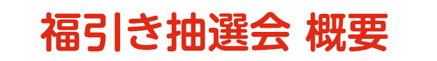 福引き抽選会 概要