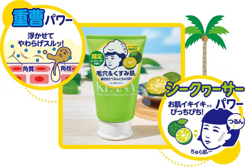 重曹パワー シークヮーサーパワー