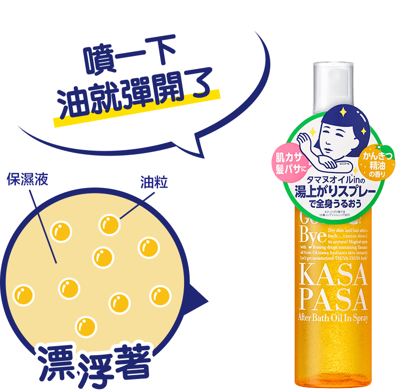 噴一下油就彈開了