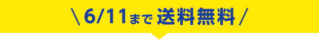 6/11まで送料無料