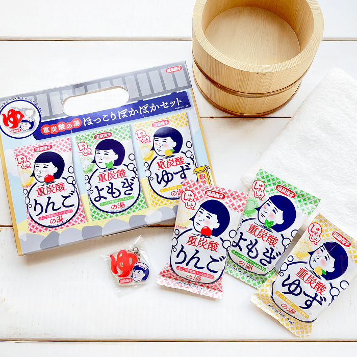 温泉撫子 重炭酸の湯 ほっこりぽかぽかセット(入浴用化粧料)