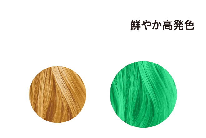 鮮やか高発色