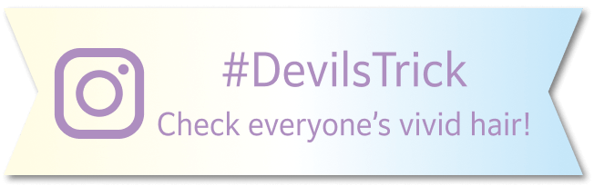 #Devils Trick Check everyone's vivid hair!