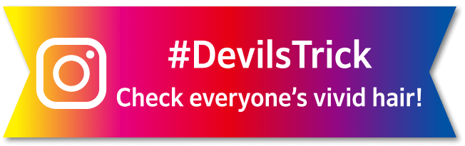 #Devils Trick Check everyone's Vivid hair!