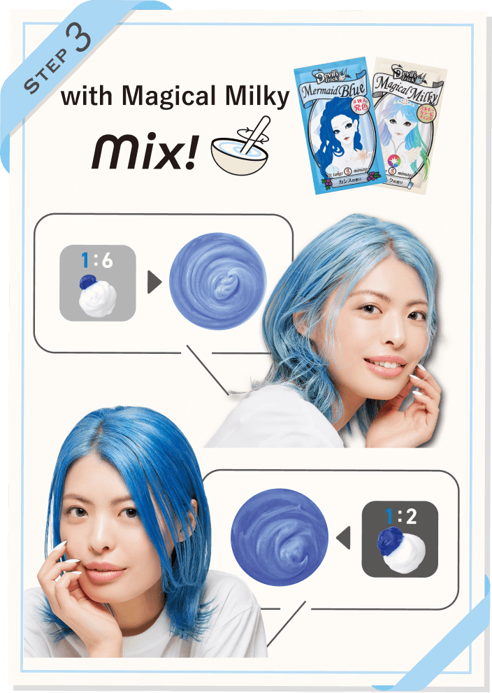 with Magical Milky mix!