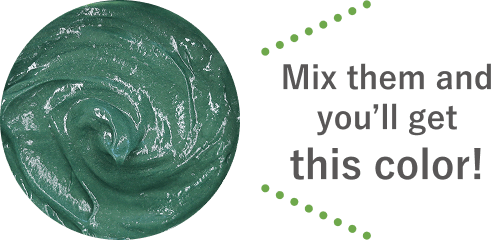 Mix them and you’ll get this color!