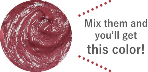 Mix them and you’ll get this color!