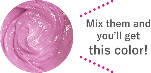 Mix them and you’ll get this color!