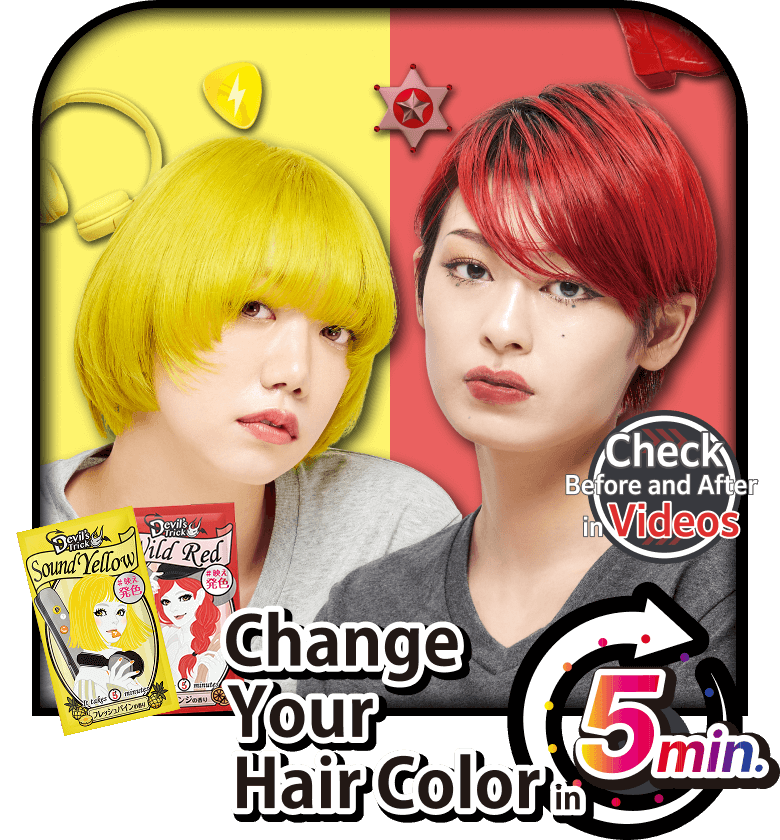 Change Hair Color in 5 min.