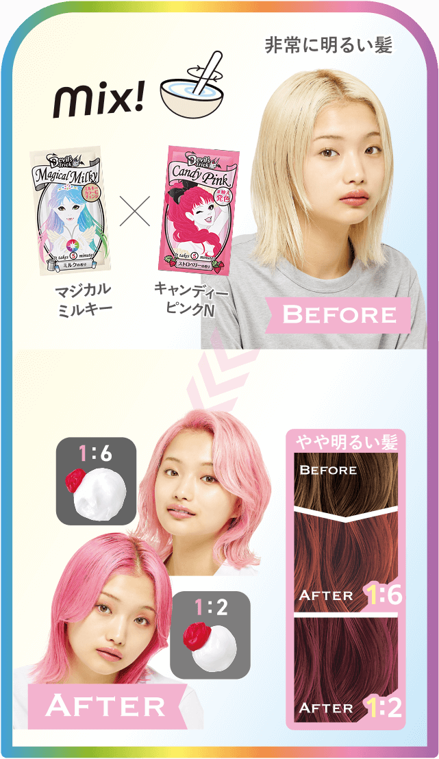 マジカルミルキー×キャンディピンク
