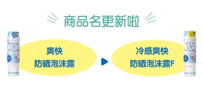 商品名更新啦