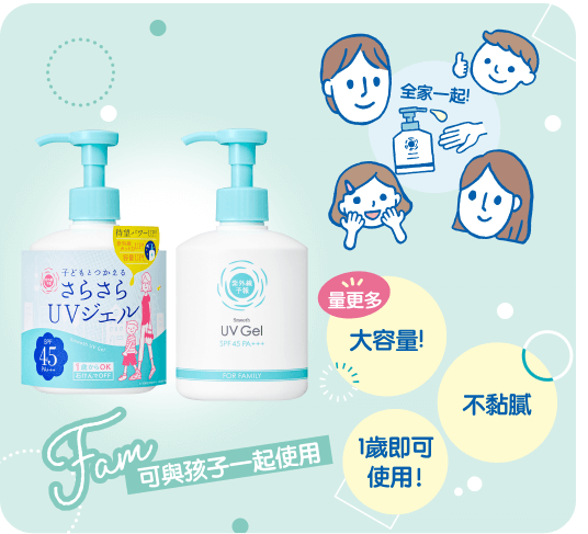 全家一起! 大容量! 不黏膩 1歲即可使用！