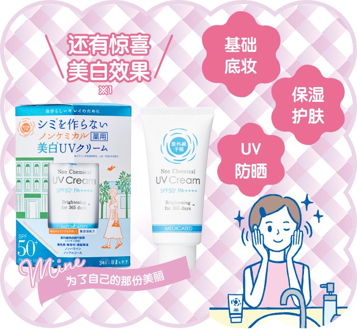 うれしい美白効果も 化粧下地 保湿スキンケア UVカット