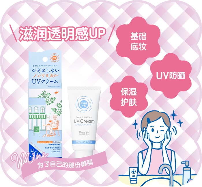 しっとり透明感UP 化粧下地 保湿スキンケア UVカット