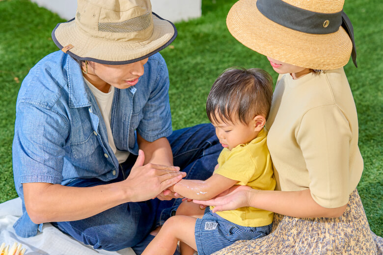 子どもの肌にもやさしいみんなで快適な夏に
