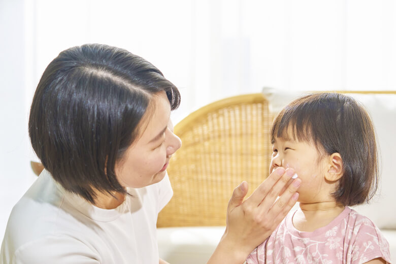 デリケートな子どもの肌にもやさしい