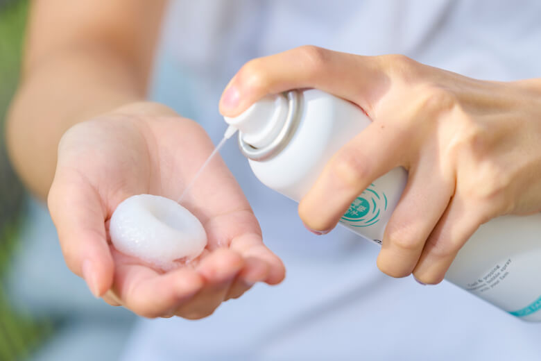 親子で楽しむ日やけ止めひんやり気持ちいい