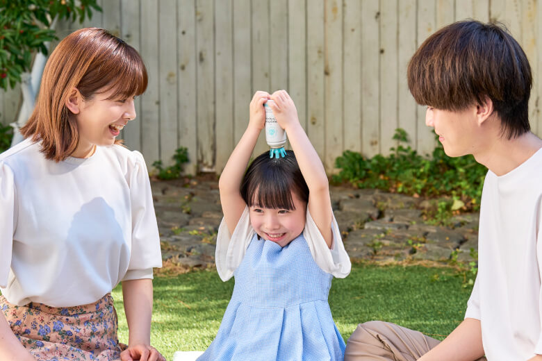 爽やか＆快適に頭皮も紫外線から守る