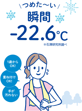 つめた〜い　瞬間-22.6℃