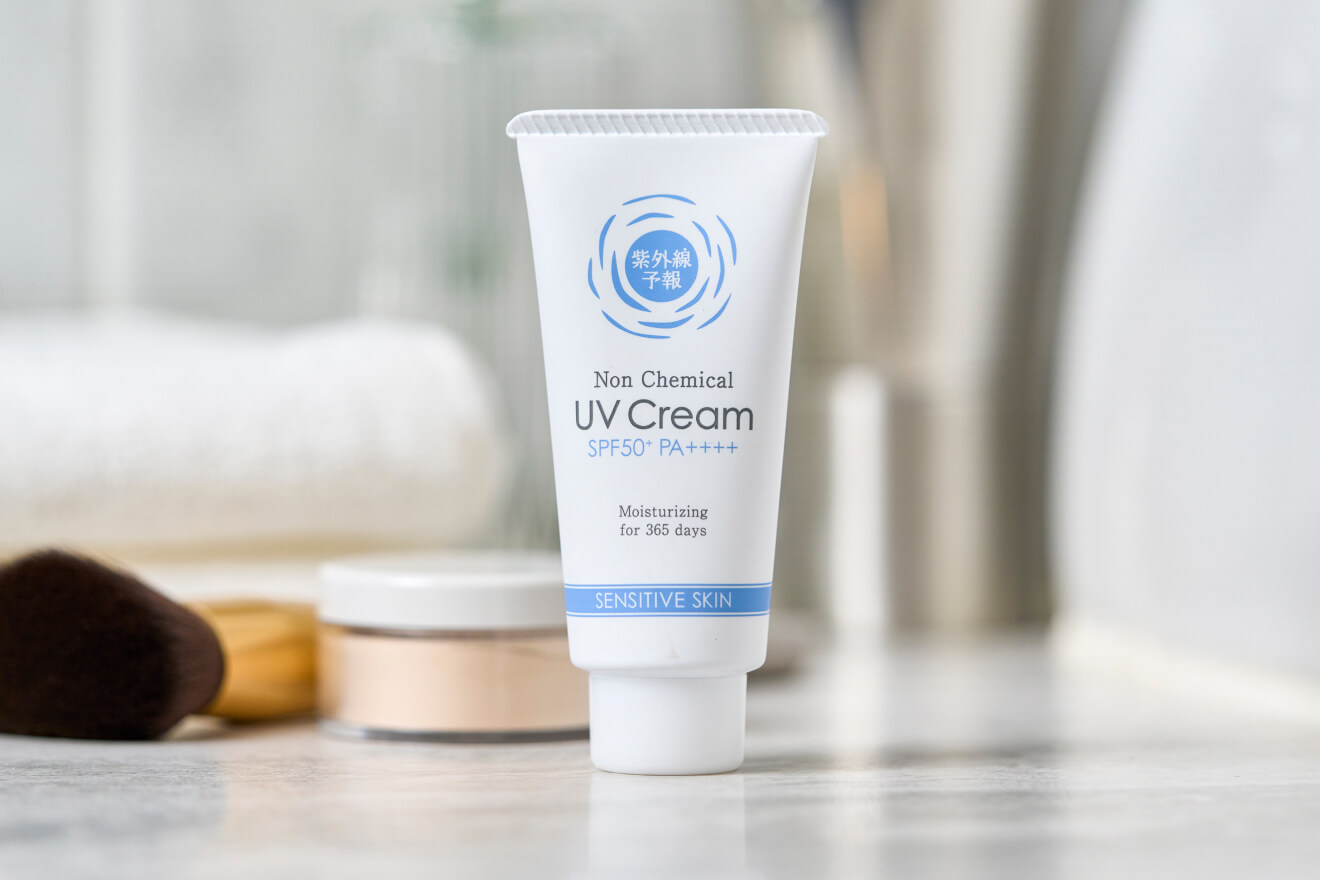 紫外線予報 ノンケミカルUVクリームM | 紫外線吸収剤不使用の日焼け