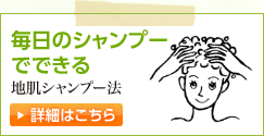 毎日のシャンプーでできる　地肌シャンプー法　詳細はこちら