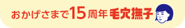 おかげさまで15周年毛穴撫子