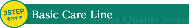 3STEP毛穴ケア　Basic Care Line