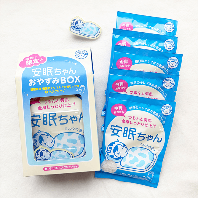 睡眠美容　安眠ちゃん ミルクの香り おやすみBOX
